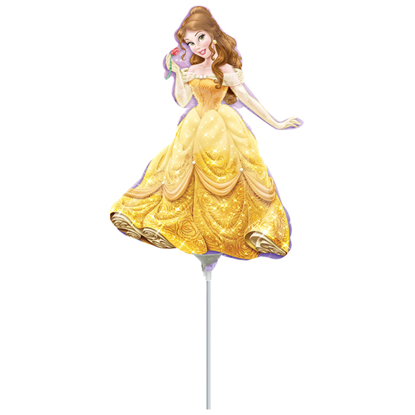 (image for) 14" Disney Princess Belle Air Fill Mini Shape Balloons