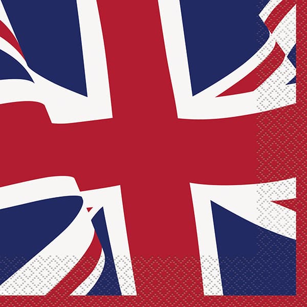 (image for) Union Jack Lunch Napkins 16pk