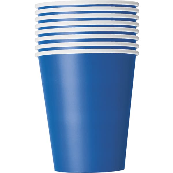 (image for) 9oz Royal Blue Paper Cups 14pk