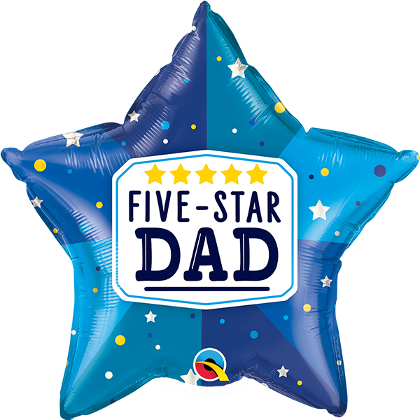 (image for) 20" Five Star Dad Foil Balloons