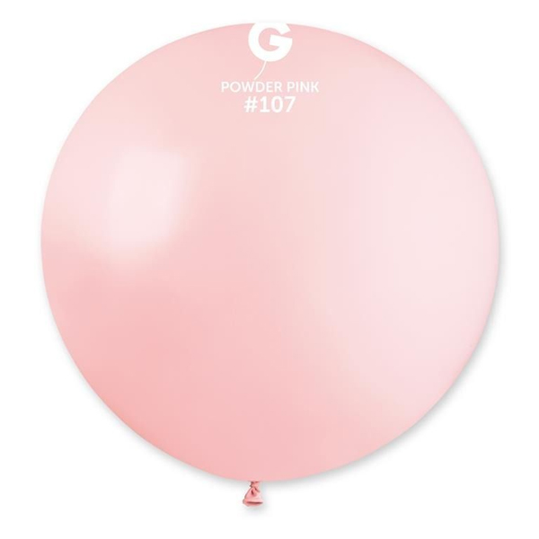 31" Marshmallow Powder Pink Latex Balloons 1pk
