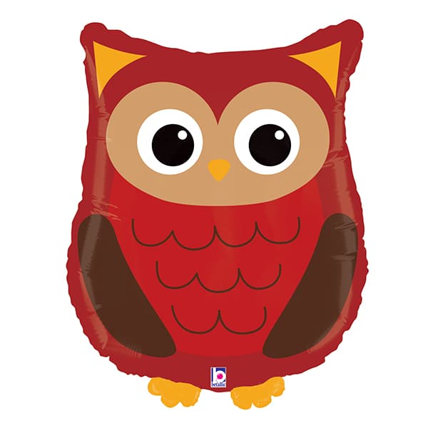 (image for) Woodland Owl Shape Foil Balloons