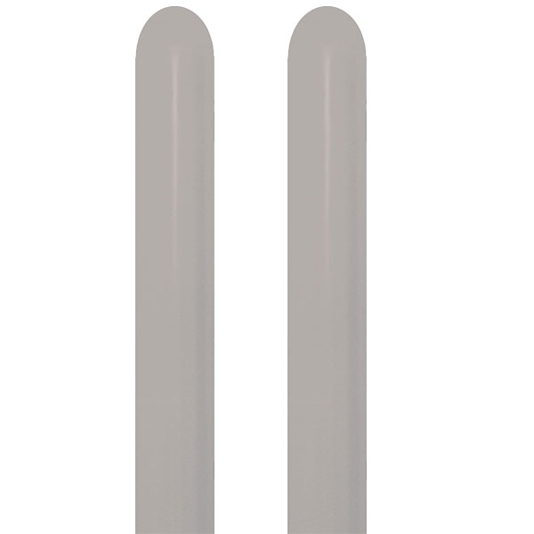 360 Fashion Grey Modelling Latex Balloons 50pk