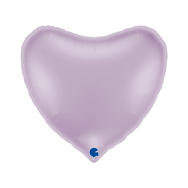 (image for) 36" Grabo Lilac Heart Shaped Foil Balloons