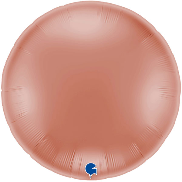 36" Grabo Metallic Rose Gold Round Shape Balloons