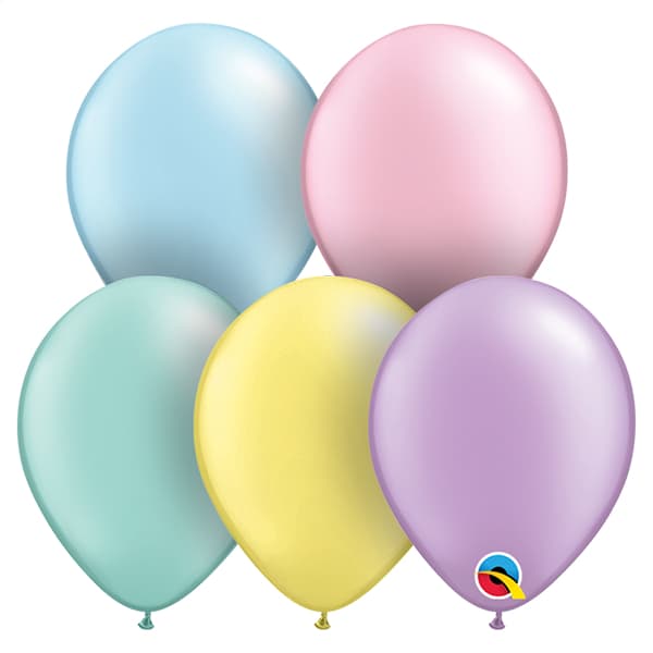 (image for) 11" Pastel Pearl Assorted Latex Balloons 25pk