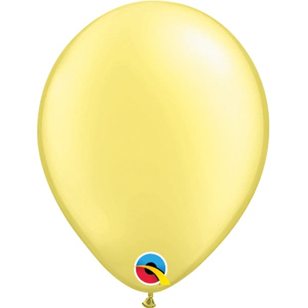 (image for) 11" Pearl Lemon Chiffon Latex Balloons 25pk