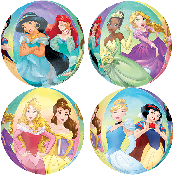 (image for) 15" Disney Princess Once Upon A Time Orbz foil Balloons