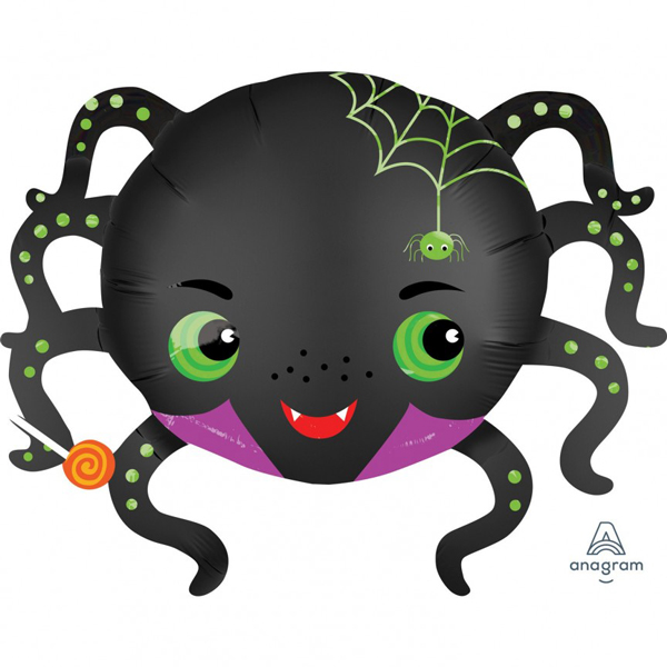 (image for) Satin Infused Spider Supershape Balloons