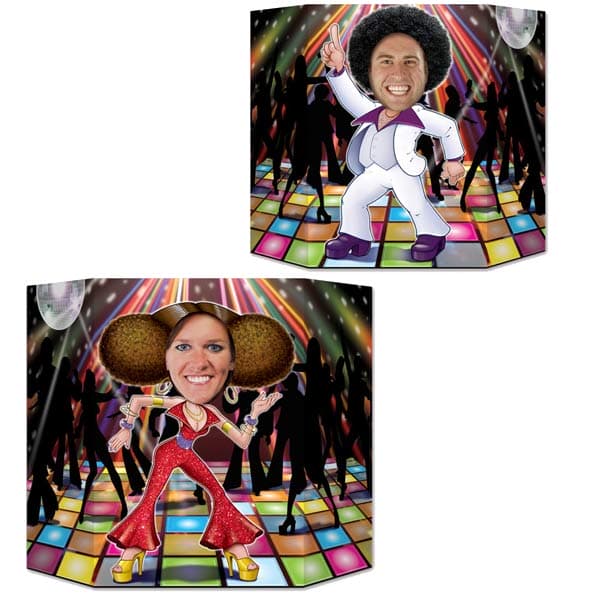 (image for) Disco Couple Double Sided Photo Prop