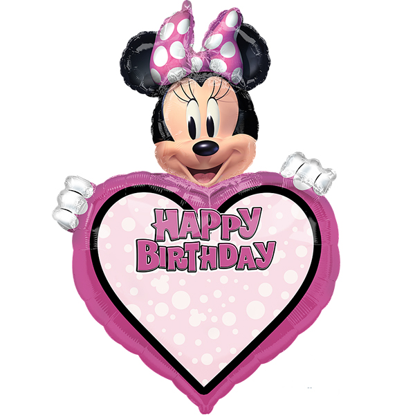 (image for) Minnie Mouse Forever Personalized Supershape Foil Balloons