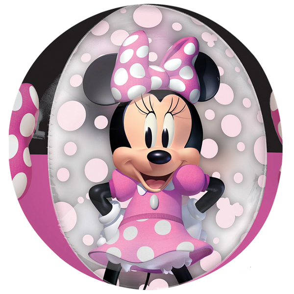 (image for) 15" Minnie Mouse Forever Orbz Foil Balloons