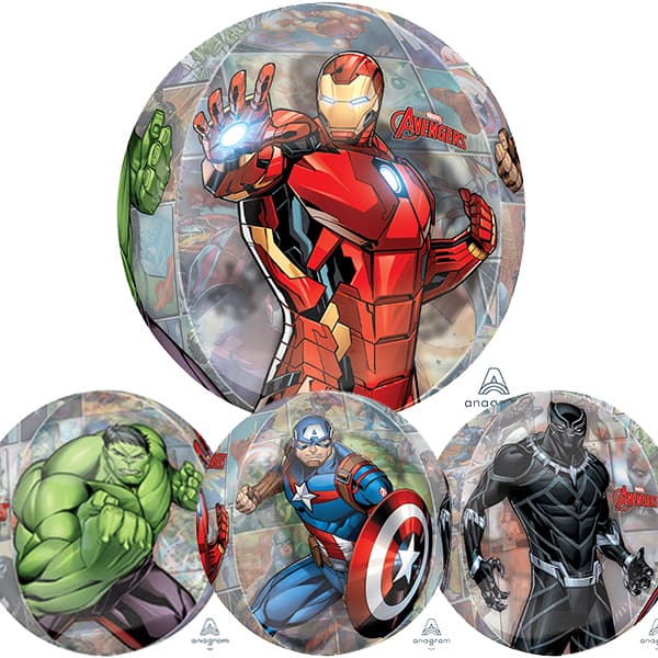 (image for) 15" Avengers Powers Unite Orbz Balloons