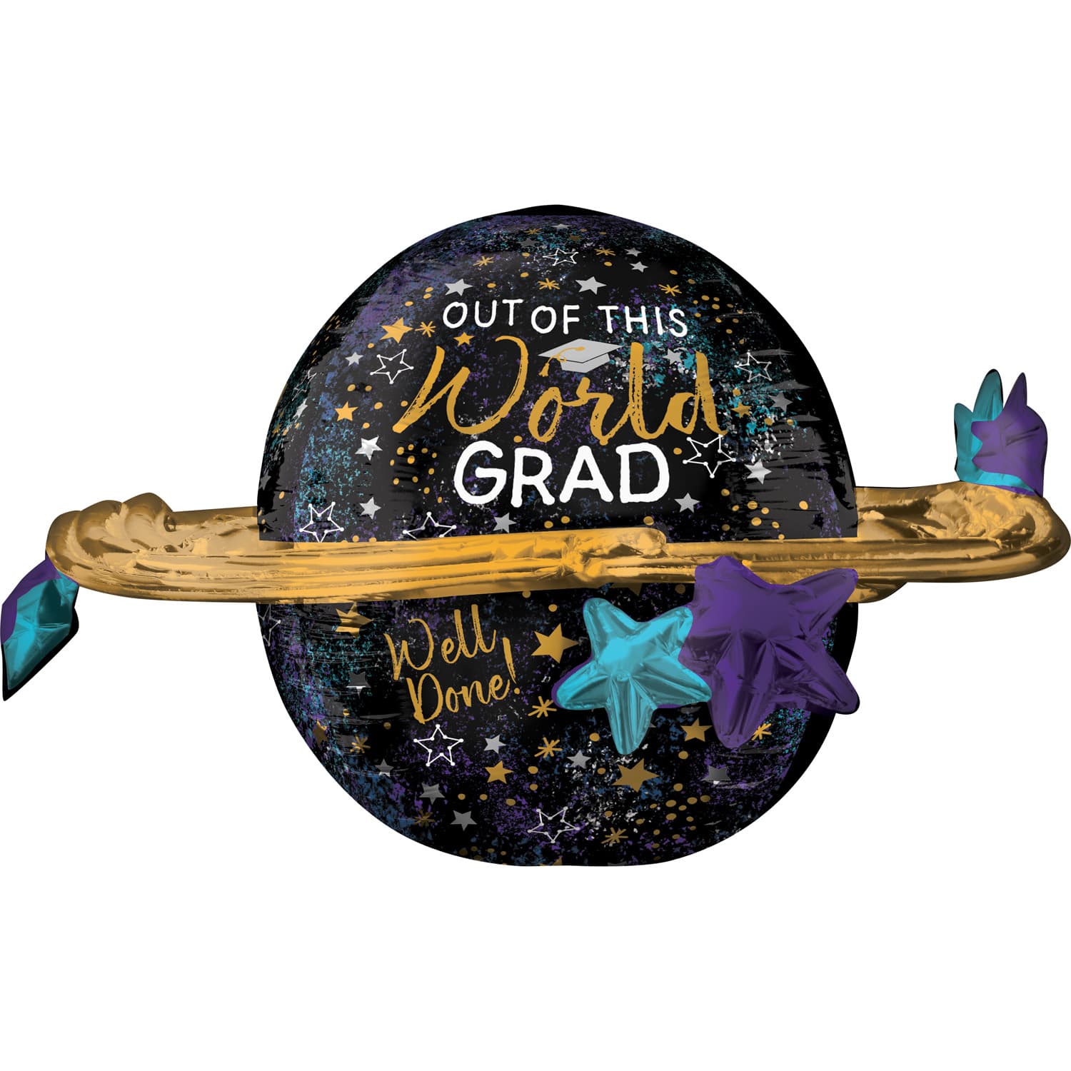 (image for) Out Of This World Grad Supershape Foil Balloons