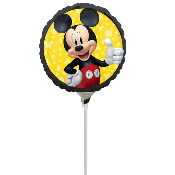 (image for) 9" Mickey Mouse Forever Round Air Fill Minishape Balloons