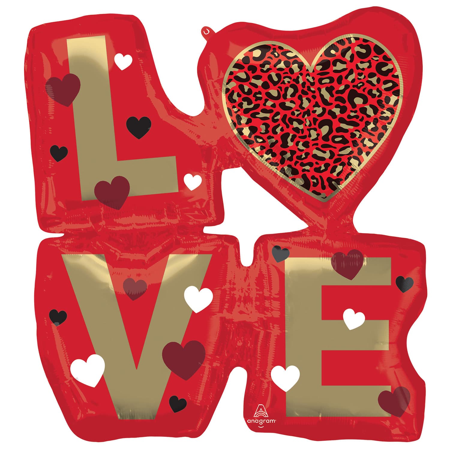 (image for) Animal Print LOVE Supershape Balloons