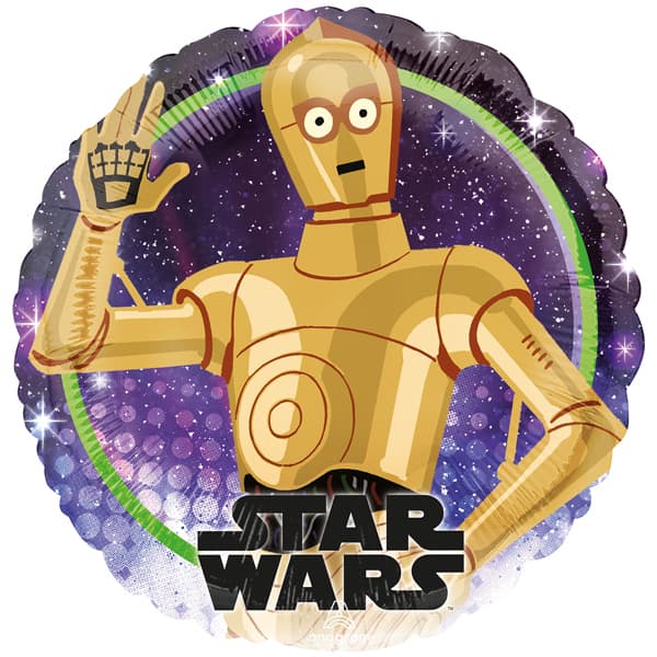 (image for) 18" Star Wars C-3PO Foil Balloons