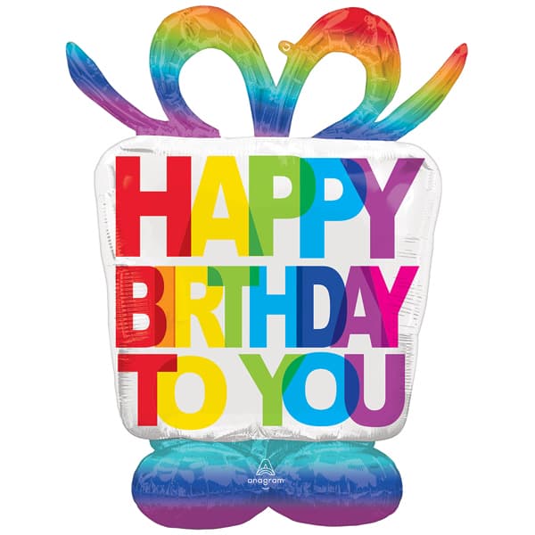 (image for) Birthday Present Airloonz Large Foil Balloons