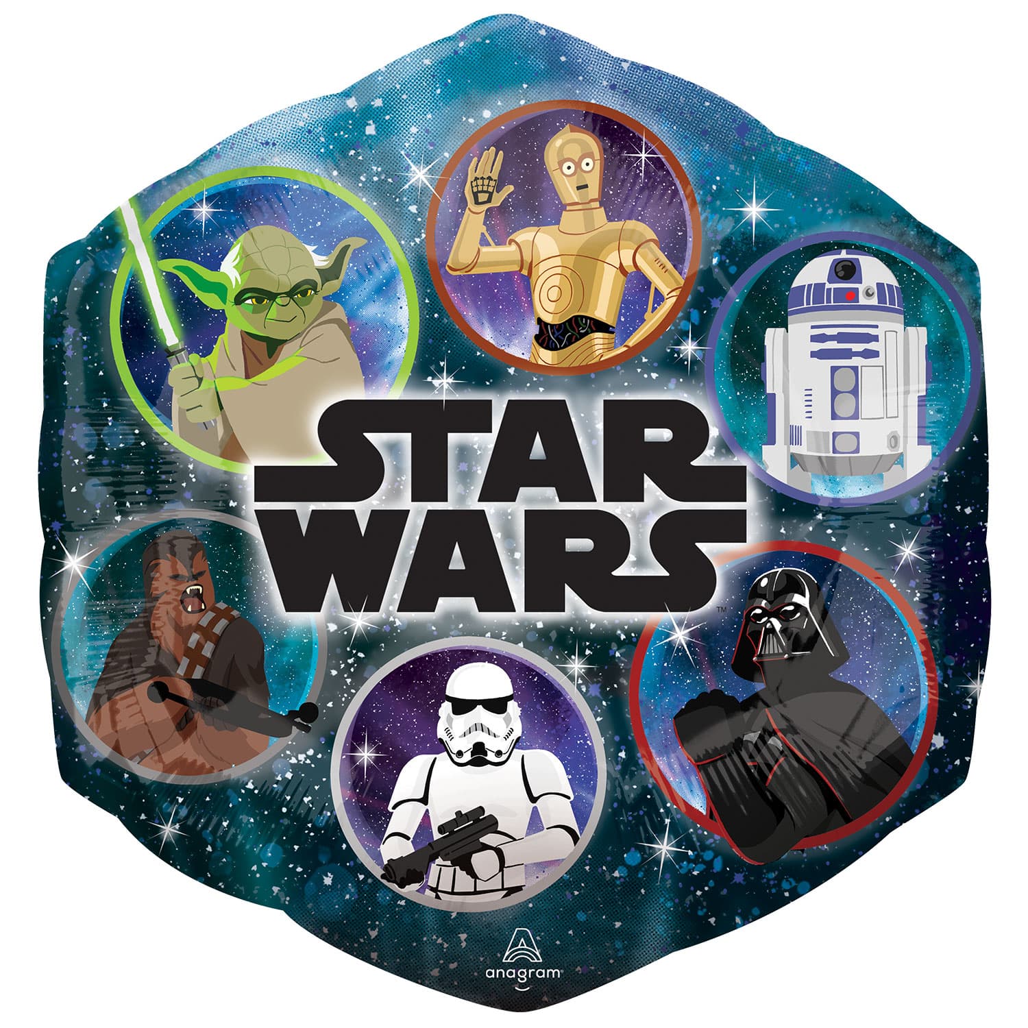 (image for) Star Wars Galaxy Supershape Foil Balloons