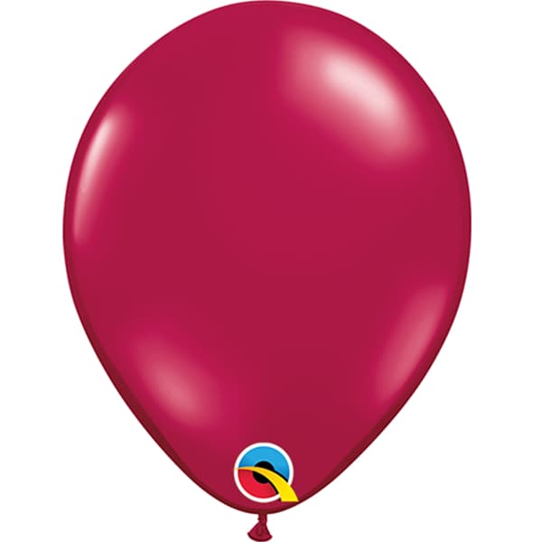 (image for) 5" Sparkling Burgundy Latex Balloons 100pk