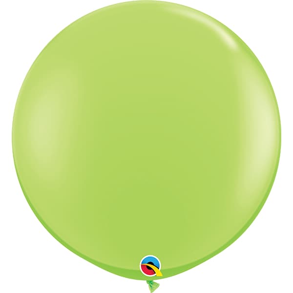 (image for) 3ft Lime Green Latex Balloons 2pk