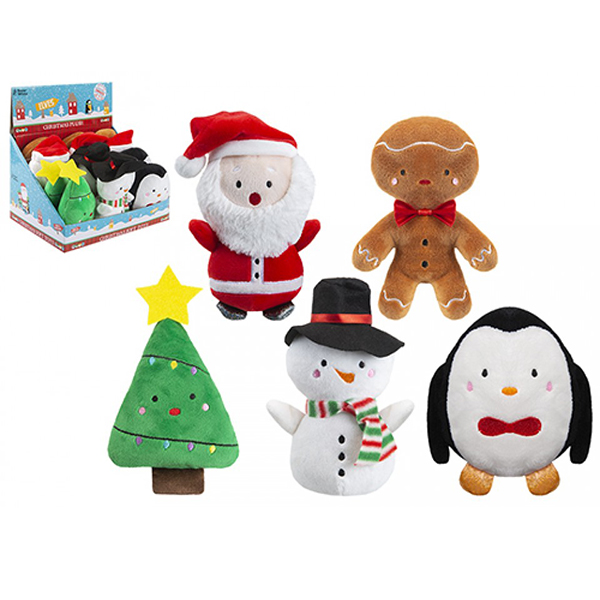 (image for) 6" Christmas Assorted Plush Toys