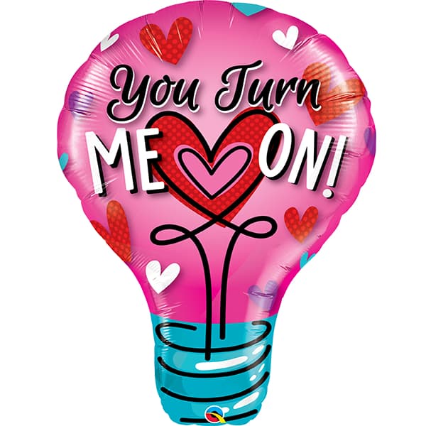 (image for) 40" You Turn Me On Supershape Balloons