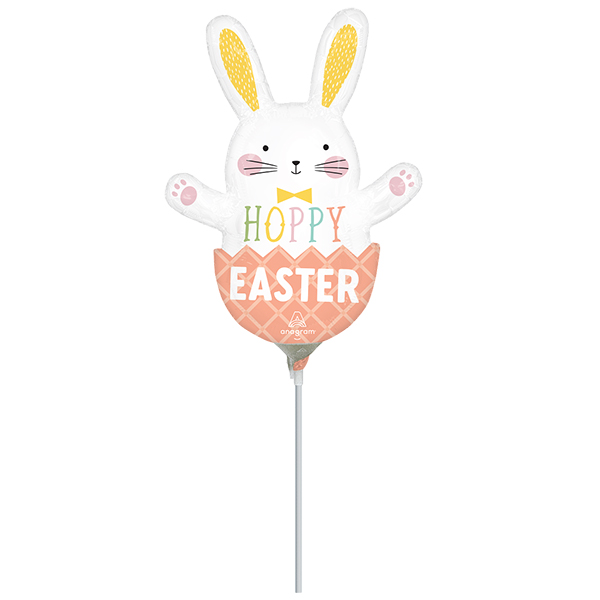 (image for) 14" Hoppy Easter Bunny Air Filled Balloons