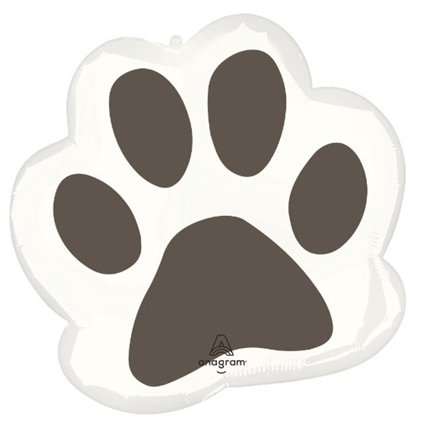 (image for) Pawsome Party Paw Print Supershape Balloons