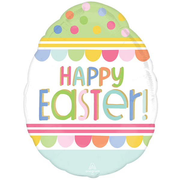 (image for) Happy Easter Egg Hunt Supershape Balloons