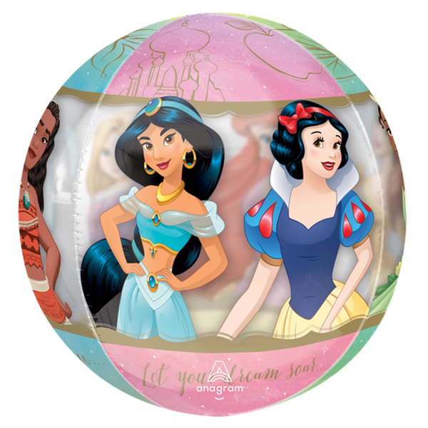 (image for) 15" Disney Princess Orbz foil Balloons