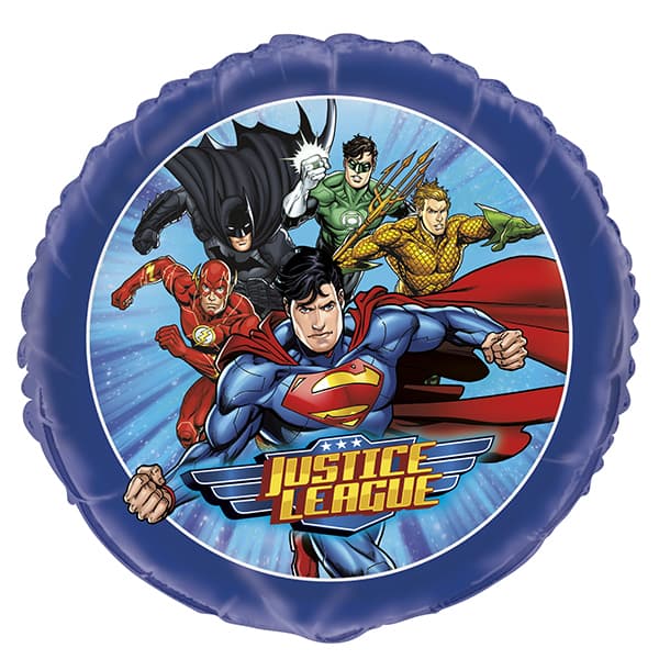 (image for) 18" Justice League Round Foil Balloons