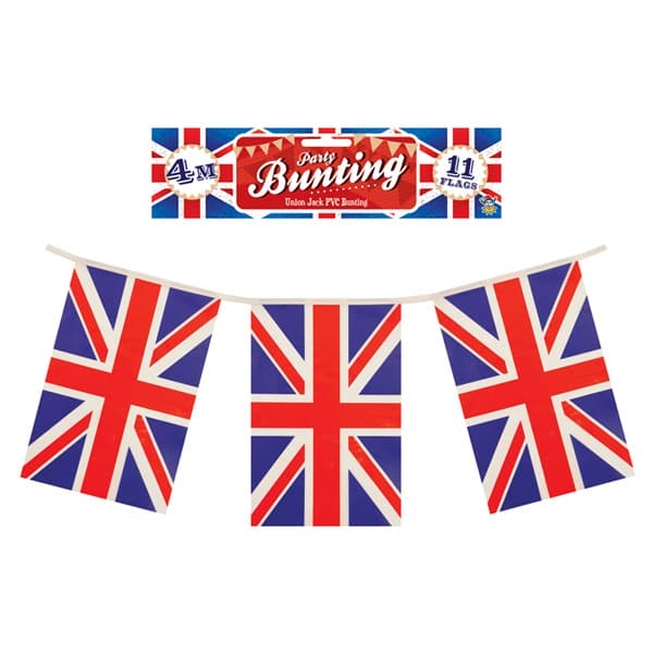 (image for) 4m Union Jack PVC Flag Bunting