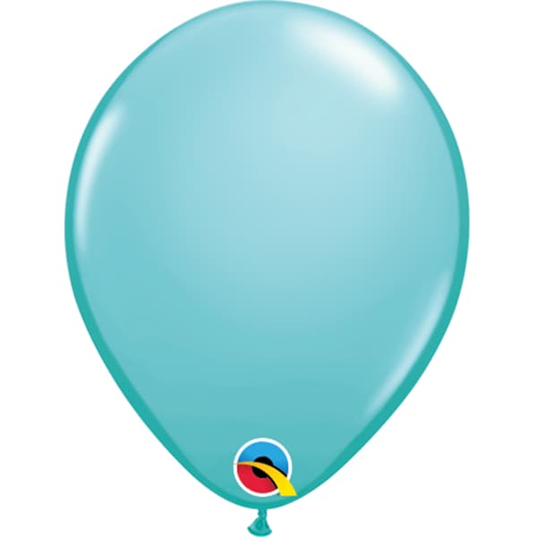 (image for) 16" Caribbean Blue Latex Balloons 50pk