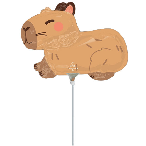 (image for) 14" Capybara Craze Air Fill Foil Balloons