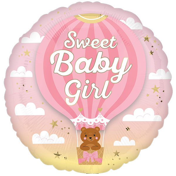 (image for) 18" Its A Girl Foil Balloons