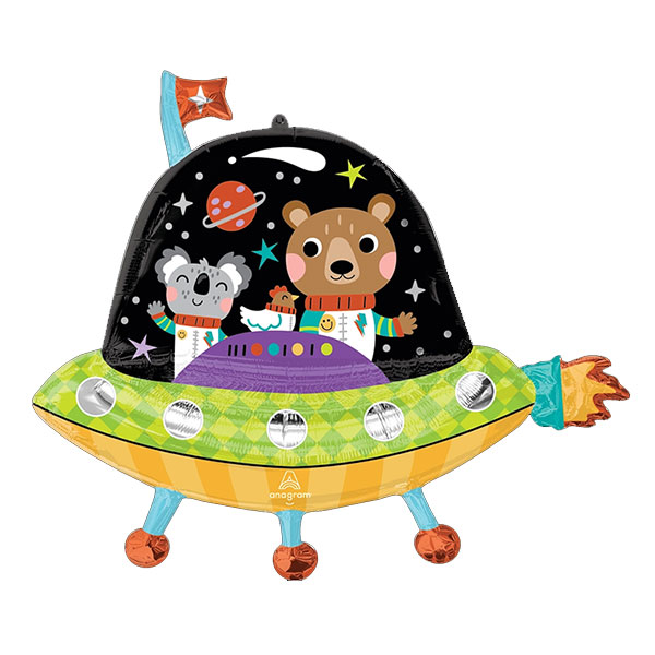 (image for) Cosmic Friends Supershape Foil Balloons
