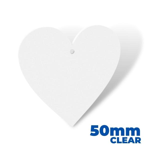 (image for) Acrylic Heart Blank 50mm