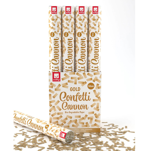 (image for) 50cm Gold Paper Confetti Cannons