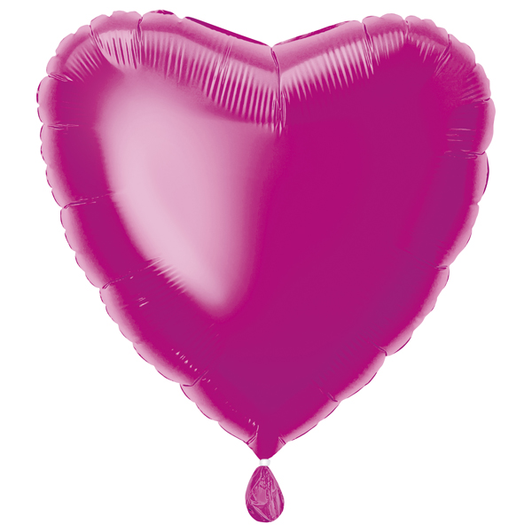 (image for) 18" Hot Pink Heart Foil Balloons