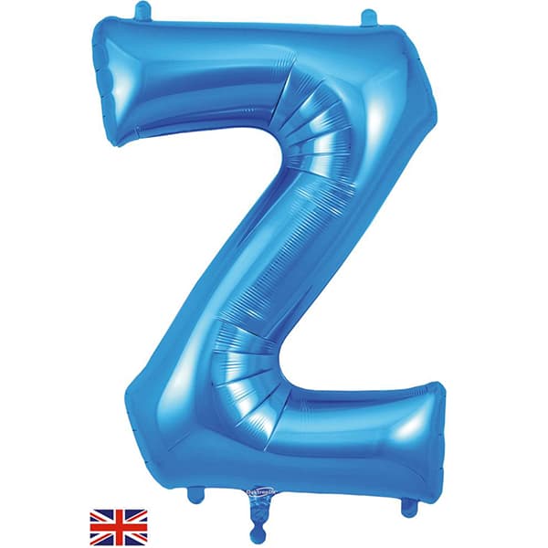 (image for) Oaktree Blue Letter Z Shape Balloons