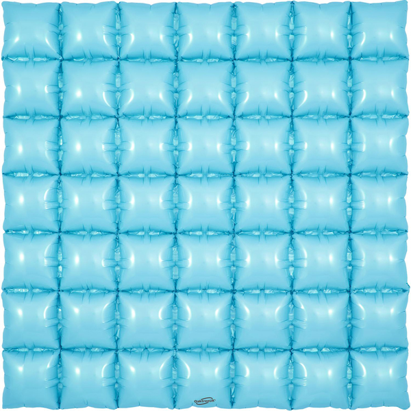 (image for) Matte Blue 7x7 Waffle Air Fill Foil Decorations