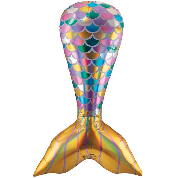 (image for) 37" Iridescent Mermaid Tail Supershape Balloons