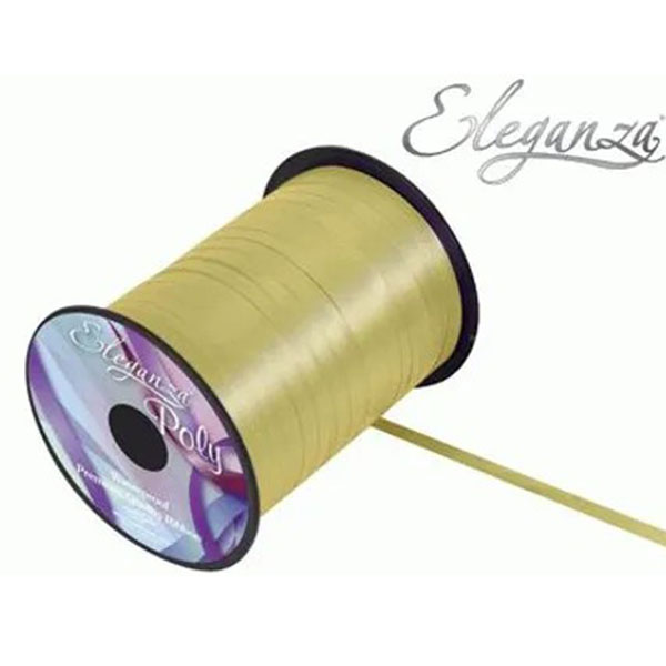 Eleganza Gold Curling Ribbon 500m