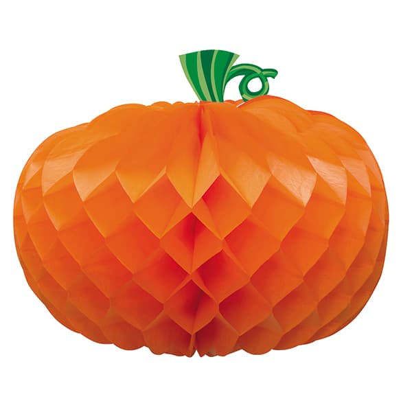 (image for) Pumpkin Shaped Honeycomb Centerpiece