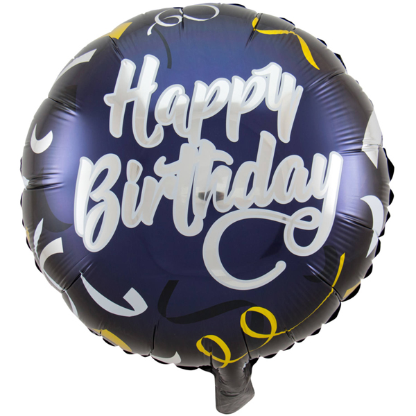 (image for) 18" Happy Birthday Stylish Foil Balloons