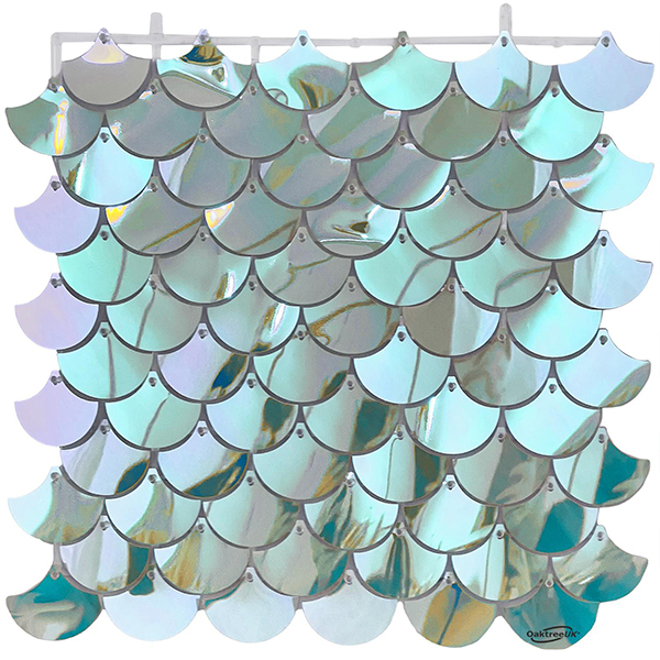 (image for) Mermaid Iridescent Sequin Wall Panel Click And Connect