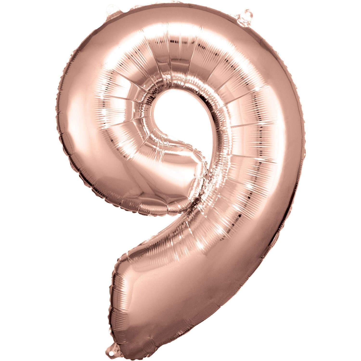 (image for) Riethmuller 34" Rose Gold 9 Foil Number Balloons