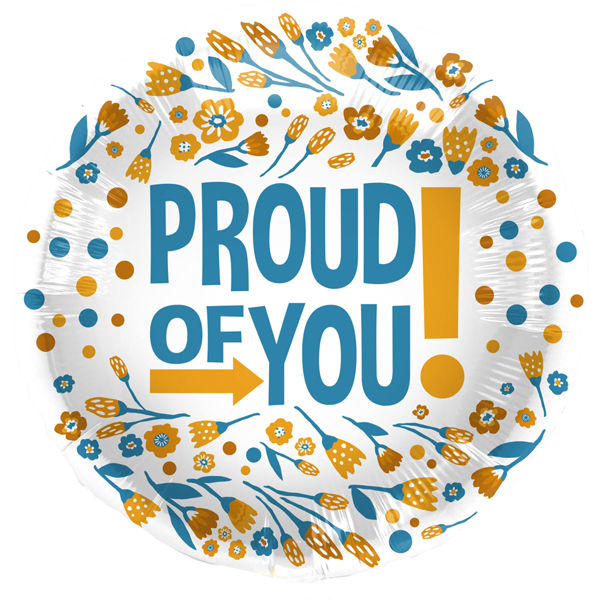(image for) 18" Proud Of You Foil Balloons