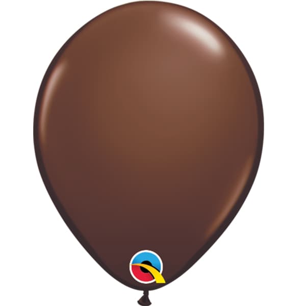 (image for) 11" Chocolate Brown Latex Balloons 25pk